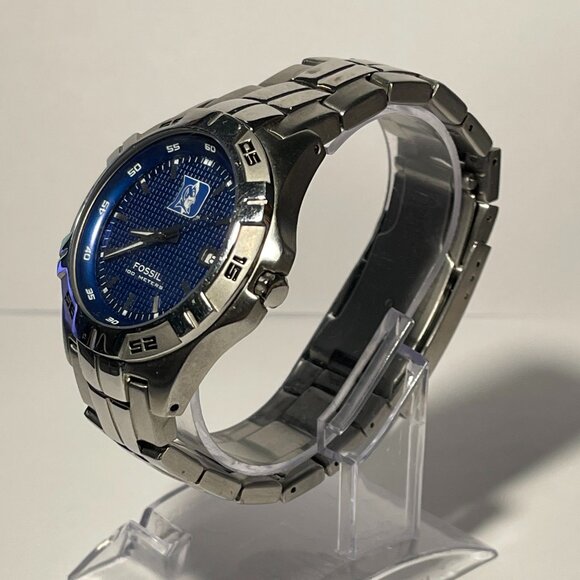 Duke Blue Devils NCAA Stainless-Steel Watch by Fossil NEW (RARE) - Picture 3 of 8